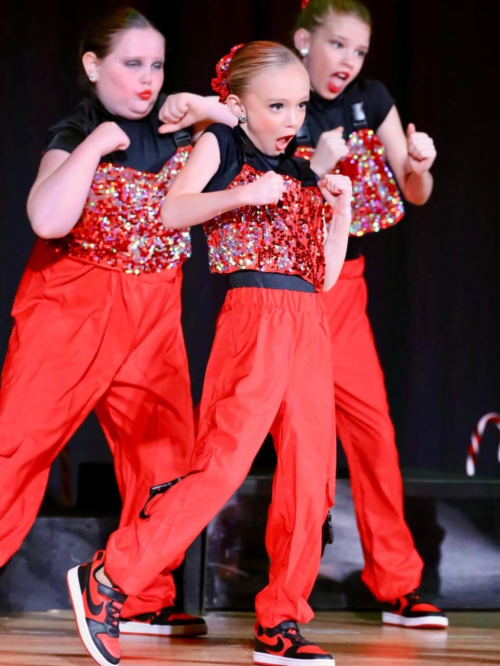Kids Red Sequin Dance Costume - *Shoes NOT included